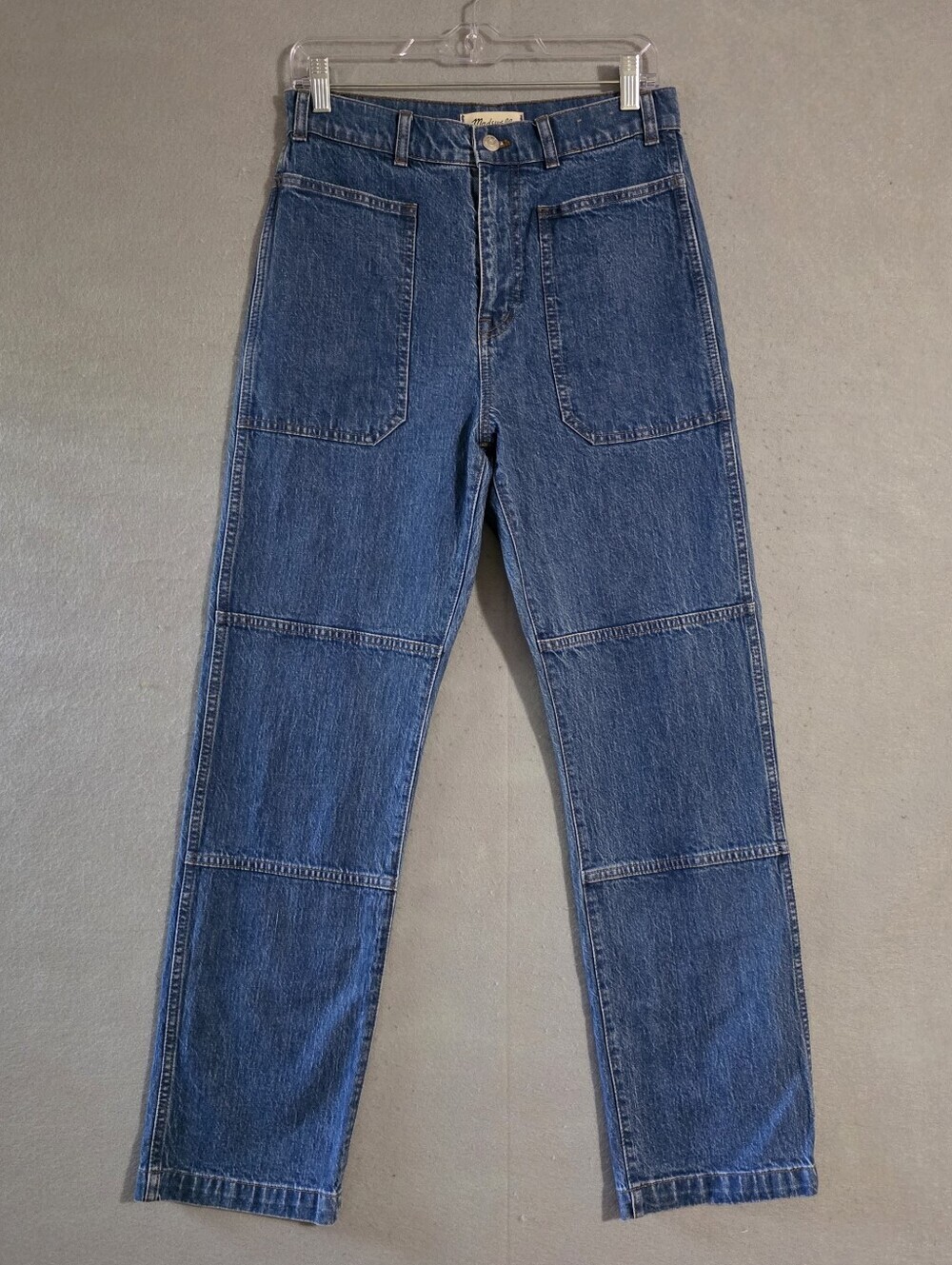 NWOT Madewell Womens '90s High Rise Utility Straight Denim Jeans Size 28